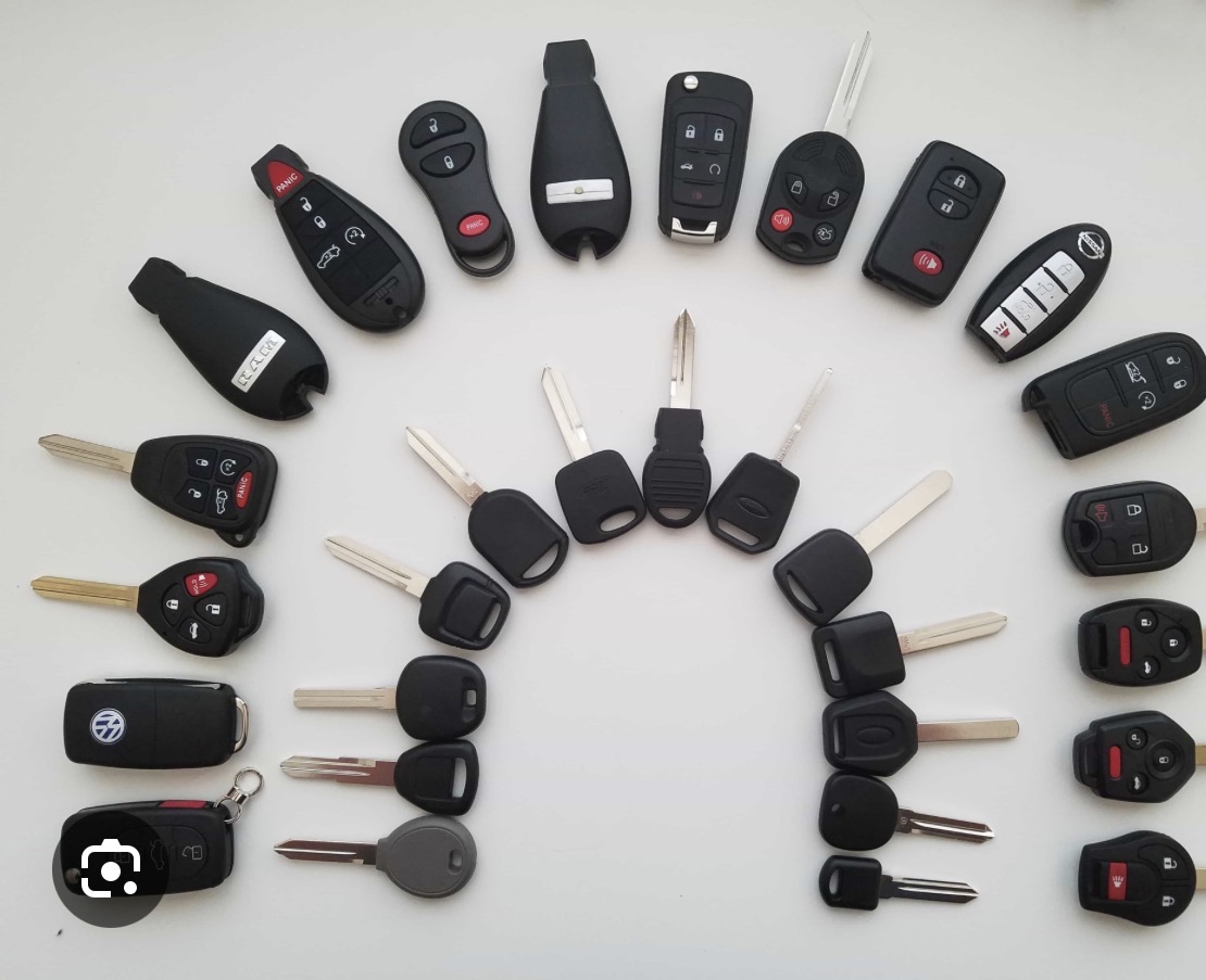 Car key replacement, cutting and programming service - transponder keys, key fobs, and smart remotes
